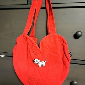 Lazy oaf x disney 101 dialmatians tote heart bag